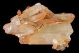 Natural, Red Quartz Crystal Cluster - Morocco #137466-2